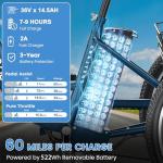 MOONCOOL Electric Tricycle for Adults, 350W/500W