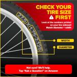 Ultraverse 27.5" Bike Inner Tubes 27.5 x 1.75, 1.95, 2.10, 2.125 – Butyl Rubber Bicycle Tubes with Schrader Valve – Compatible with Mountain, Cruiser, City & E-Bikes – Set of 2