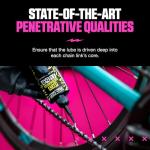 Muc-Off Bio Dry Bike Chain Lube 50ml Wax-Based Formula for Smooth Gear Shifts | Creates Protective Layer and Reduces Friction | Pipette System for Easy Application