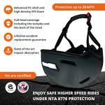 XNITO Bike Helmet with LED Lights - Urban Bicycle Helmet for Adults, Men & Women - CPSC & NTA-8776 Dual Certified - Class 3 E-Bikes, Scooters, Onewheel, Commuter, Mountain