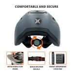 XNITO Bike Helmet with LED Lights - Urban Bicycle Helmet for Adults, Men & Women - CPSC & NTA-8776 Dual Certified - Class 3 E-Bikes, Scooters, Onewheel, Commuter, Mountain