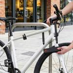 Sportneer Bike Lock - 16mm Shackle Heavy Duty Anti Theft Bike U Lock with 3 Keys - Bicycle U-Locks with Sturdy Mounting Bracket for Bike Scooter Gate, Size 8.7''x5.9'', Weight 2.45lbs