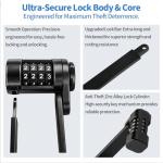 Homieway Heavy Duty Folding Bike Chain Lock