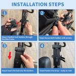 Homieway Heavy Duty Folding Bike Chain Lock