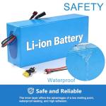 Veleylr 48V 10Ah Waterproof Lithium Ebike Battery