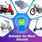 Veleylr 48V 10Ah Waterproof Lithium Ebike Battery