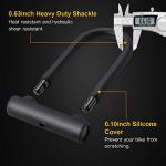 WERPOWER Heavy Duty U Lock with Security Cable