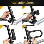 WERPOWER Heavy Duty U Lock with Security Cable