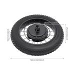 48V 1500W 20 Inch Rear Wheel eBike Conversion Kit