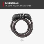 Kwikset Keyed Bicycle Cable Lock 2-Pack