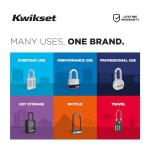 Kwikset Keyed Bicycle Cable Lock 2-Pack