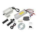 GSHIOIO 48V 2000W Brushless DC Motor Kit with 33A 15 Mosfet Controller 4300rpm Go Kart Brushless DC Motor Kit LCD Display Screen 3-Speed Throttle & Pedal for Electric Scooter Motorcycle E-Bike