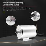 High Speed Brushless DC Motor Kits 2000W 60V Electric Gokart Motor 4250RPM Rated Mid Motors with Controller Pedal Throttle for E-Scooter Dirt Bike Motorcycle