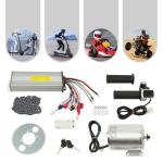 GSHIOIO 48V 2000W Brushless DC Motor Kit with 33A 15 Mosfet Controller 4300rpm Go Kart Brushless DC Motor Kit LCD Display Screen 3-Speed Throttle & Pedal for Electric Scooter Motorcycle E-Bike