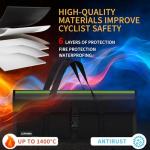 LEFHODA Fireproof E-Bike Battery Bag Case with 6-Layer Protection Up to 1400°C, Waterproof & Explosion-Proof, Large Capacity Lipo Safe Bag for Storage, Transport & Charging