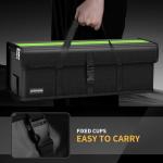 LEFHODA Fireproof E-Bike Battery Bag Case with 6-Layer Protection Up to 1400°C, Waterproof & Explosion-Proof, Large Capacity Lipo Safe Bag for Storage, Transport & Charging