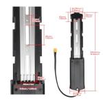 Hailong Battery Holder Base Plate for eBike (5-PIN Bladed Prongs with 3 Holes)