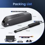 UUGPOWER Replacement Battery for Ebike 48V, 10.4Ah/ 15.6Ah/ 20Ah Lithium Pack with BMS for 0-1800W Motor, Indicator Light, Safe Lock, USB Port, XT60 Plug (48V10.4AH-5PIN)