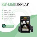 BAFANG Ebike Conversion Kit 48V 1000W - Rear Hub Motor for 26" Fat Tire Bikes with SW2-M58 Display (No Battery Included) | Conquer Deep Snow, Winter Trails, Sand & Off-Road Terrain