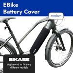 BiKase E-Bike Battery Cover Neoprene Electric Bicycle Battery Cover for Outdoor Riding, Transporting on Car Rack, eBike Battery Cover for Isolating Battery, Waterproof, Dirt Resistant (Medium)
