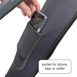 BiKase E-Bike Battery Cover Neoprene Electric Bicycle Battery Cover for Outdoor Riding, Transporting on Car Rack, eBike Battery Cover for Isolating Battery, Waterproof, Dirt Resistant (Medium)