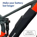 BiKase E-Bike Battery Cover Neoprene Electric Bicycle Battery Cover for Outdoor Riding, Transporting on Car Rack, eBike Battery Cover for Isolating Battery, Waterproof, Dirt Resistant (Medium)