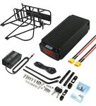 Joyisi Ebike Battery 52V 20AH for 100W to 1800W Bike Motor, Lithium Ion Ebike Battery Pack for Bafang and Other Motor