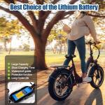 CXZCXZ 48V Ebike Battery, Lithium Battery with XT60 Connector, Compatible with E-Bikes, Scooters, ATVs, Motorcycles and More, for 200-1000W Motor（48V10AH(250W-1000W)