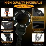 Scooter Lock,Scooter Locks Anti Theft with Scooter Bag,35.8 inch Heavy Duty Electric Scooter Locks,with 3 Key,Bike Locks High Security,Lock for Electric Scooter,E-Bikes,Motorcycles