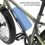 YASCO Hailong Install Plate Ebike Battery Base Bottom Holder for Hailong Electric Bike Battery Mounting Plate Bracket with Connector (Hailong 6 pins)