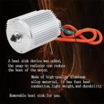 Electric DC Motor 72V 3000W Motor Kit with 48V-72V Brushless Controller and Half Twist Throttle for Go-Karts Programmable Brushless Controller with Temperature Sensing Function (72V 3000W)