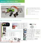 Electric DC Motor 72V 3000W Motor Kit with 48V-72V Brushless Controller and Half Twist Throttle for Go-Karts Programmable Brushless Controller with Temperature Sensing Function (72V 3000W)