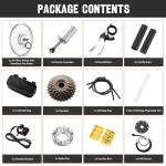 AW Electric Bicycle Motor Conversion Kit for 24" 750W 36V E-Bike Rear Wheel