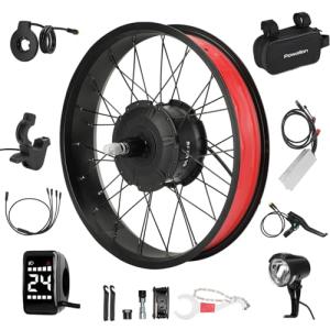 BAFANG G062 48V 750W Fat Tire Ebike Conversion Kit, Rear Wheel 20 × 4 Inch, 175 mm Hub Spacing, Compatible with Cassette Sprocket and Disc Brake