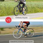 IMAYCC Bike Motor Kit 100cc Motorized Bike Kit 2 Stroke Gas Bicycle Engine Conversion Kit Fit for 26-28" Bikes (100CC Silver)