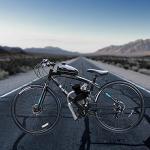 IMAYCC Bike Motor Kit 100cc Motorized Bike Kit 2 Stroke Gas Bicycle Engine Conversion Kit Fit for 26-28" Bikes (100CC Silver)