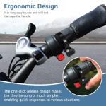 Canitu Upgraded Thumb Throttle Adapter,E-Bike Throttle Adapter Attachment Drive Conversion Kits Replacement for Rad, for Lectric, for Pedego, for Himiway, for Magicycle, for Electric Bike