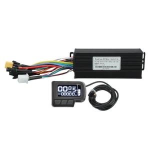 Electric Bike Controller LCD Display Kit, 24V 36V 48V 1000W 1500W 30A 3 Mode Sine Controller LCD Display Kit for Electric Bike Scooter