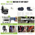 Varstrom TS-DZ2B TS-DZ8 TSDZ16 500W 750W 1000W Torque Sensor Mid Drive Kit -Upgraded Max 160N.m Torque&Power Ebike Conversion Kits,IP65 Waterproof