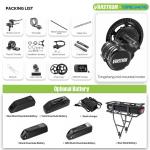 Varstrom TS-DZ2B TS-DZ8 TSDZ16 500W 750W 1000W Torque Sensor Mid Drive Kit -Upgraded Max 160N.m Torque&Power Ebike Conversion Kits,IP65 Waterproof