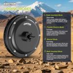 Varstrom 1000W/1500W Ebike Conversion Kit – 48V Front/Rear Wheel Hub Motor Kit for 26"/27.5"/700C Electric Bike, Disc-Brake, Optional Battery & LCD Display for Mountain City Road Bike