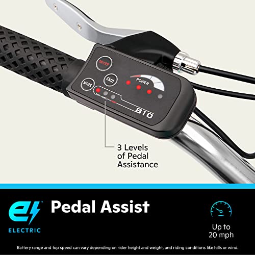 Schwinn Mendocino Lightweight Electric Cruiser Bike, 26-Inch Wheels