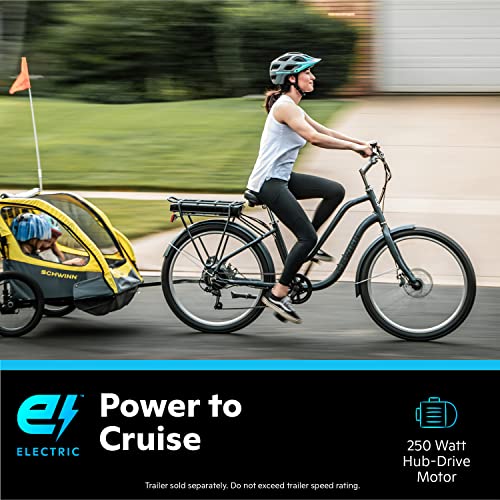 Schwinn Mendocino Lightweight Electric Cruiser Bike, 26-Inch Wheels