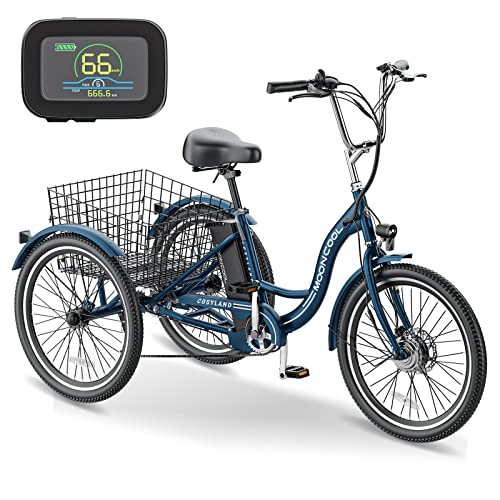 Barbella 3-Wheel Electric Bike for Seniors