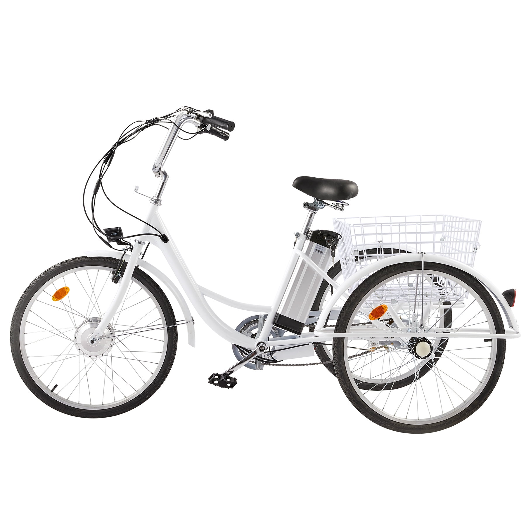 VIRIBUS 26" Adult Electric Trike - White