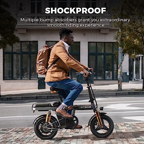 ENGWE Mini Electric Bike, 14" Fat Tire City Commuter