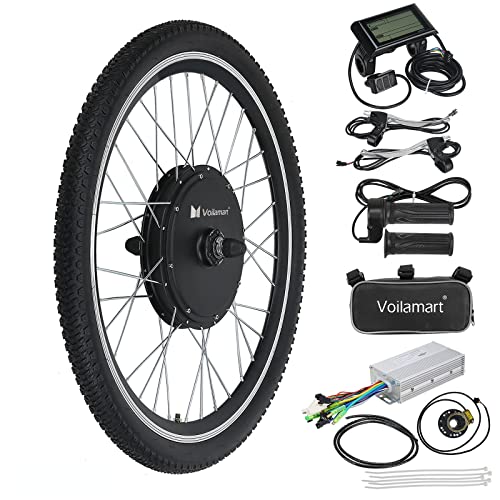 Voilamart 26" Front Wheel 48V 1000W Electric Bike Conversion