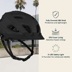 Retrospec Lennon Bicycle Helmet with LED Light