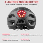LED Bike Helmet for Men and Women, Safe MTB