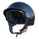 GLX M14 Cruiser Half Face Helmet with Visor